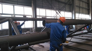 Cina montaggi dell'acciaio per costruzioni edili delle componenti di Pre-ingegneria per costruzione d'acciaio industriale fornitore