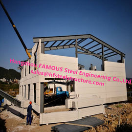 Cina Costruzioni prefabbricate del metallo della villa d'acciaio prefabbricata della luce di sala con la struttura saldata fornitore