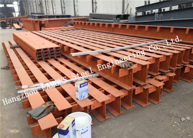 Cina La forza prefabbricata di Q355b ha galvanizzato la pittura d'acciaio della superficie del membro di montaggi dell'acciaio per costruzioni edili fornitore