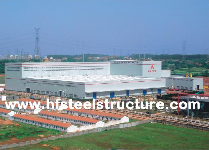 Costruzioni d'acciaio industriali del metallo leggero usate come la tettoia e stoccaggio dell'acciaio 0