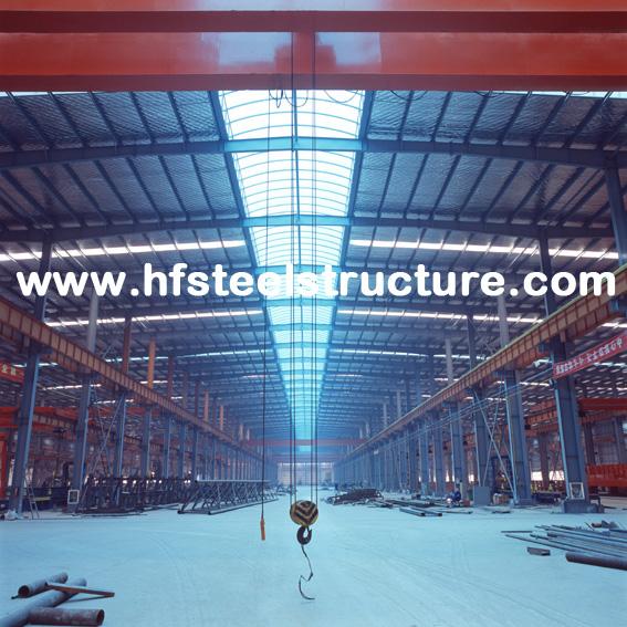 Costruzioni d'acciaio industriali del metallo leggero usate come la tettoia e stoccaggio dell'acciaio 17