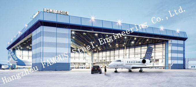 Costruzioni del hangar per aerei di sviluppo dell'aeroporto, costruzioni d'acciaio delle aviorimesse 2