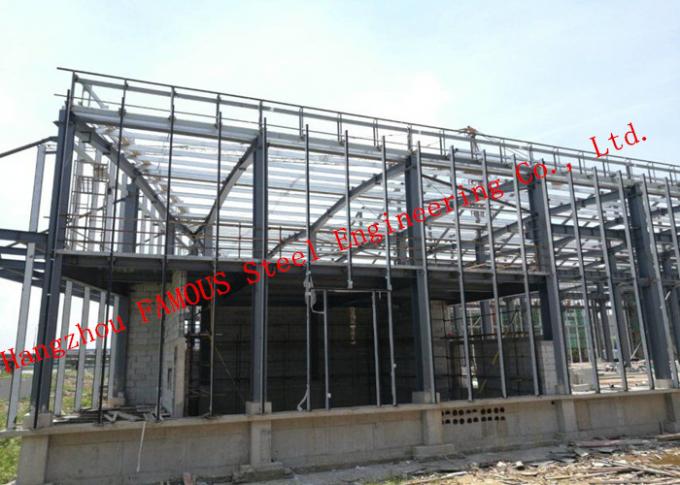 Costruzioni d'acciaio industriali della superficie di vetro della parete divisoria di PV a tenuta di luce ed isolamento termico 0