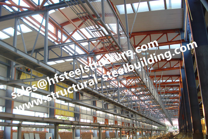 Costruzioni d'acciaio industriali del grado di Q235 Q345, costruzioni d'acciaio prefabbricate di costruzione del sito d'acciaio 1