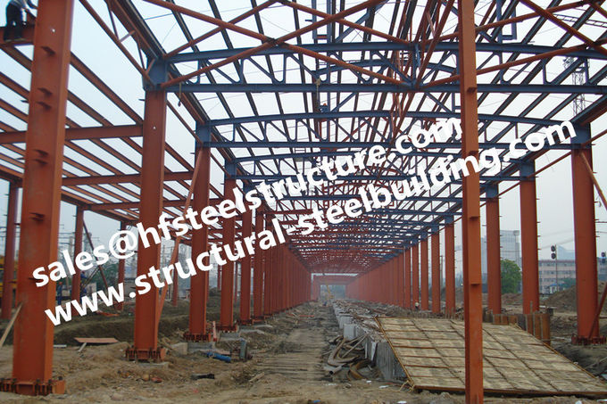Costruzioni d'acciaio industriali del grado di Q235 Q345, costruzioni d'acciaio prefabbricate di costruzione del sito d'acciaio 0
