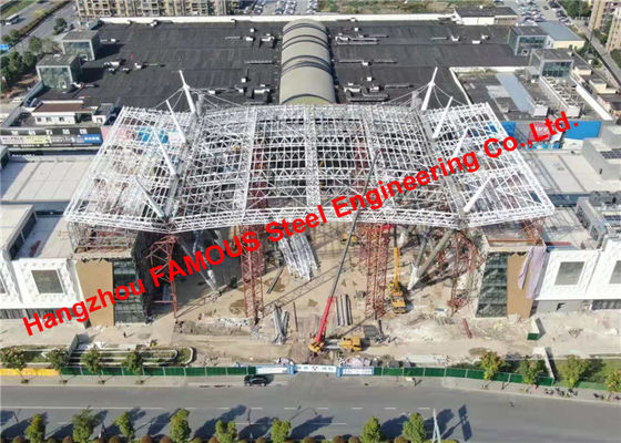 Cina Tetto strutturale d'acciaio commerciale galvanizzato della capriata del tubo per il centro commerciale fornitore