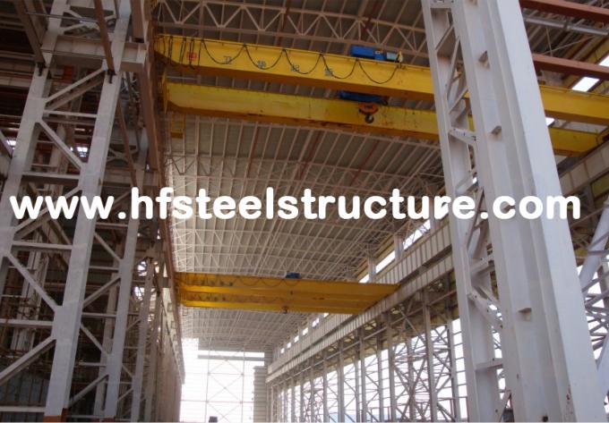 Costruzioni d'acciaio industriali del metallo leggero usate come la tettoia e stoccaggio dell'acciaio 1